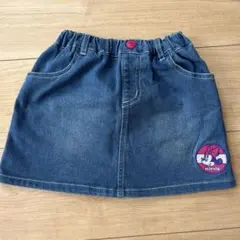 BABYDOOL デニムスカート 110 ミニーマウス