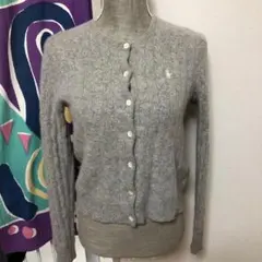 ポロラルフローレン　ケーブルカーディガン　カシミヤカーディガン　カシミヤ混