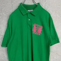 ヘインズ　USA製 90s ポロシャツ　グリーン　半袖　Tシャツ　古着　Lのサムネイル