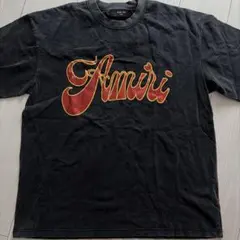 【美品】AMIRI ロンT ハートロゴ 袖ロゴ 長袖 カットソー 青色　ブルー 美品】AMIRI ロンT ハートロゴ 袖ロゴ 長袖 カットソー 青色 ブルー