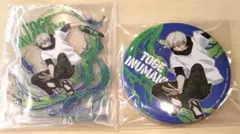 呪術廻戦 狗巻 セガラッキーくじ I賞 K賞 アクスタ 缶バッジ