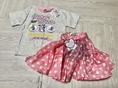 ミニー Tシャツとスカートセット90サイズ 新品未使用