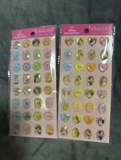 Disney プリンセス シール 2シートセット　国内正規品