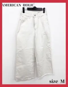 〇3473B〇 AMERICAN HOLIC ワイドパンツ 女性