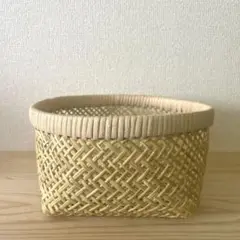 岩手県 鳥越竹細工 すず竹 灰通し