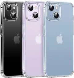 iPhone 14 Plus 用 ケース クリア 6.7インチ  フィルム2枚付