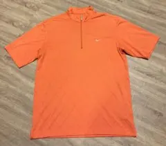 NIKE GOLF ハーフジップ シャツ オレンジ メンズ M ゴルフのサムネイル