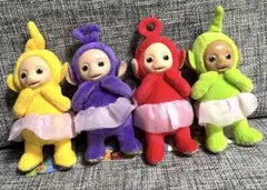 テレタビーズ　マスコットボールチェーン　チュチュでおめかし　全4種セットのサムネイル