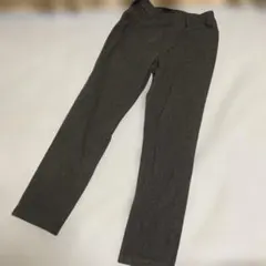 ダークグレー カジュアルパンツ あったか　暖パン　ストレッチ ズボン　裏起毛　Mのサムネイル