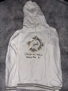 Rady ホワイト フード付きパーカー ジョガーパンツセット