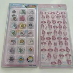 サンリオ　マイメロ　ボンボンドロップ＆キラコロおはじきシール　正規品