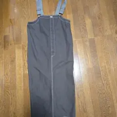 お値下げ！UNIVERSAL OVERALL カーキ色 ジャンパースカート