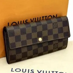 ルイヴィトン　ポルトフォイユ　サラ　ダミエ　二つ折り財布　カード10枚 2025年最新】ダミエ 二つ折り財布の人気アイテム - メルカリ