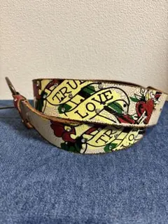 Ed Hardy レザーベルト スタッズ スカルデザイン - メルカリ