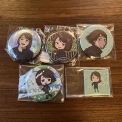 呪術廻戦 家入硝子 缶バッジ 5点