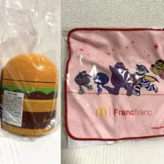 マック×Francfranc2026福袋ハンバーガー型スープジャー&ハンドタオル