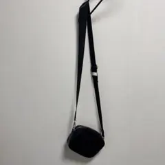 ブラックショルダーバッグ 合成皮革