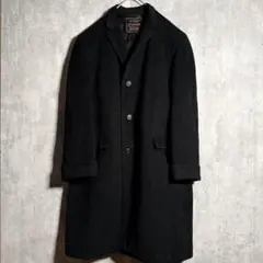 ⭐️希少⭐️DHALISHAN チェスターコート カシミア100% XL相当 黒のサムネイル