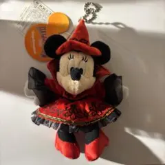 ミニーちゃん 魔女コスチューム ぬいぐるみキーホルダー