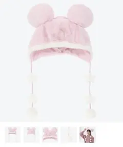 ディズニー ファンキャップ フリー ミッキー ピンク