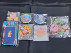 星のカービィ 缶バッジ キーホルダー すらいどきゃん ラバーストラップ 7種