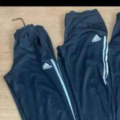 adidas ジャージパンツ 2点セット ブラック　ジュニア　左150㎝右160