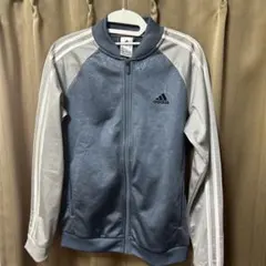 adidas アディダス 花柄 トラックジャケット ジャージ 青色 古着