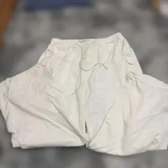 ホワイト カーゴパンツ ワークパンツ Mサイズのサムネイル