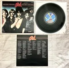 貴重 Girl ガール Sheer Greed 1980年 LPレコードUK盤
