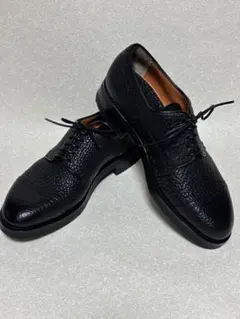 未使用　サントーニ　レザー シューズ 黒のサムネイル