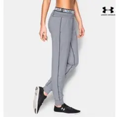 美品 タグ付き アンダーアーマー グレー ジョガーパンツ M 人気 レギンス