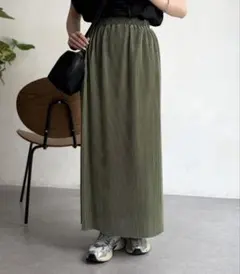 プリーツ ナロースカート タイトスカートのサムネイル