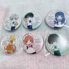 カードキャプターさくら アニカフェ　缶バッチ　コンプセット　小狼　CCさくら