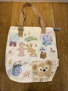 東京ディズニーリゾート ダッフィー＆フレンズ トートバッグ 汚れあり