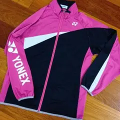 YONEX ヨネックス　ウォームアップジャケット ユニＳサイズ ピンク/ブラック
