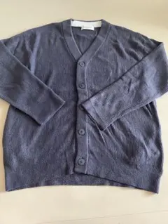 新品 GELATO PIQUE メンズ カーディガン グレー M ネイビー系