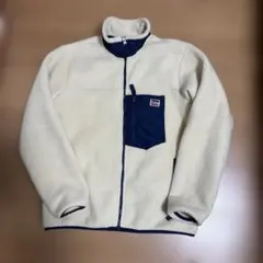 Levi's フリースジャケット アイボリー/ネイビー