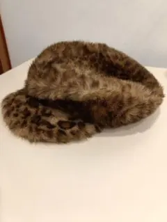 レオパード柄 ファー　 ELLE エル