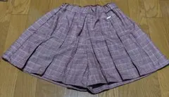 新品未使用タグ付 SERAPH チェック柄ショートパンツ 140㌢