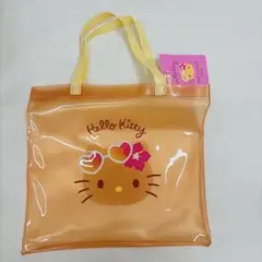 【新品未使用】ハローキティ 日焼けキティ PVCトートバッグ