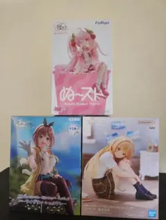 美少女フィギュア 桜ミク ライザ 椎名真昼 3体セット