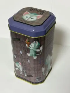 ディズニーシー　Gelatoni 猫キャラクターの空き缶