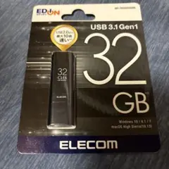 ELECOM USBメモリ 32GB MF-TKU30326BK