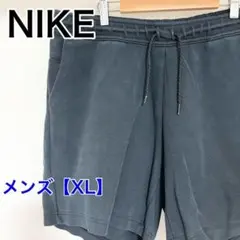 YBD11【US輸入】NIKE　ショートパンツ【メンズXL】ネイビーブラック