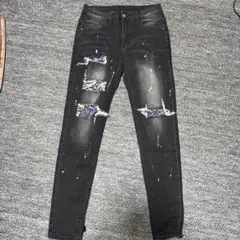 MANFINITY ブラックデニム パンツ 32 drip 即購入⭕️