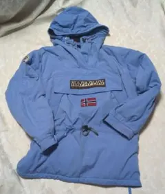 NAPAPIJRI ブルー マウンテンパーカー スキー、スノーボード