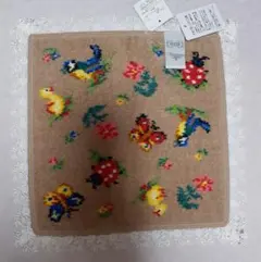 FEILER　近沢レース店×フェイラー　レース付きハンカチ　ベージュ