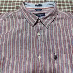 U.S. POLO ASSN テイラードフィット　ストライプシャツ