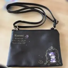 Kuromi キャラクター バッグ 黒　ショルダーバッグ