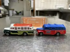 トミカ　ミニカー　川中島バス　思い出のボンネットバス　2台セット